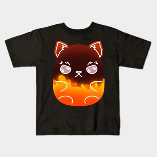 Flaming Furious - The Pretty Kitty Collection Kids T-Shirt